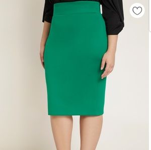 Neoprene Pencil Skirt